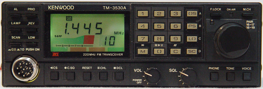 УКВ-трансивер Kenwood TM-3530A. Характеристики. Краткий обзор.