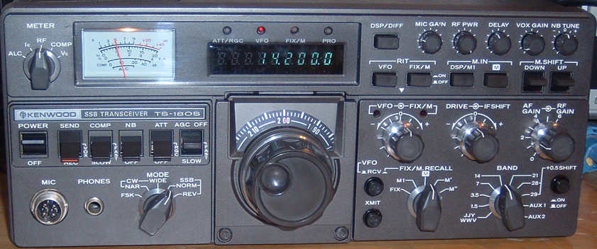 КВ-трансивер Kenwood TS-180S. Характеристики. Краткий обзор.