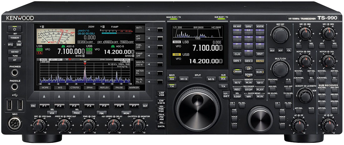 КВ/УКВ-трансивер Kenwood TS-990D. Характеристики. Краткий обзор.