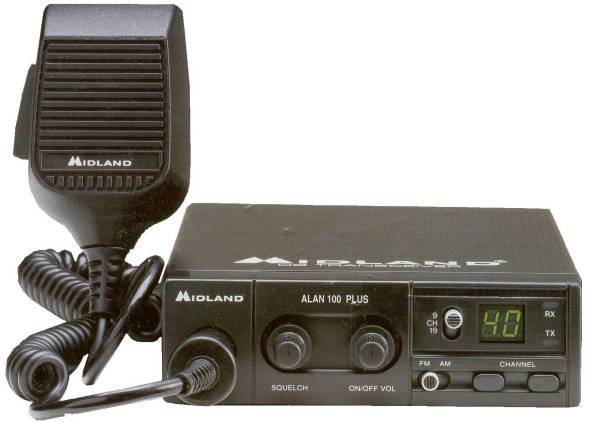 CB-трансивер (рация) Midland/Alan 100 Plus. Характеристики. Краткий обзор.