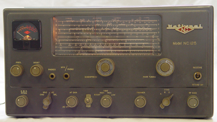 КВ/УКВ-приёмник National Company NC-125. Характеристики. Краткий обзор.