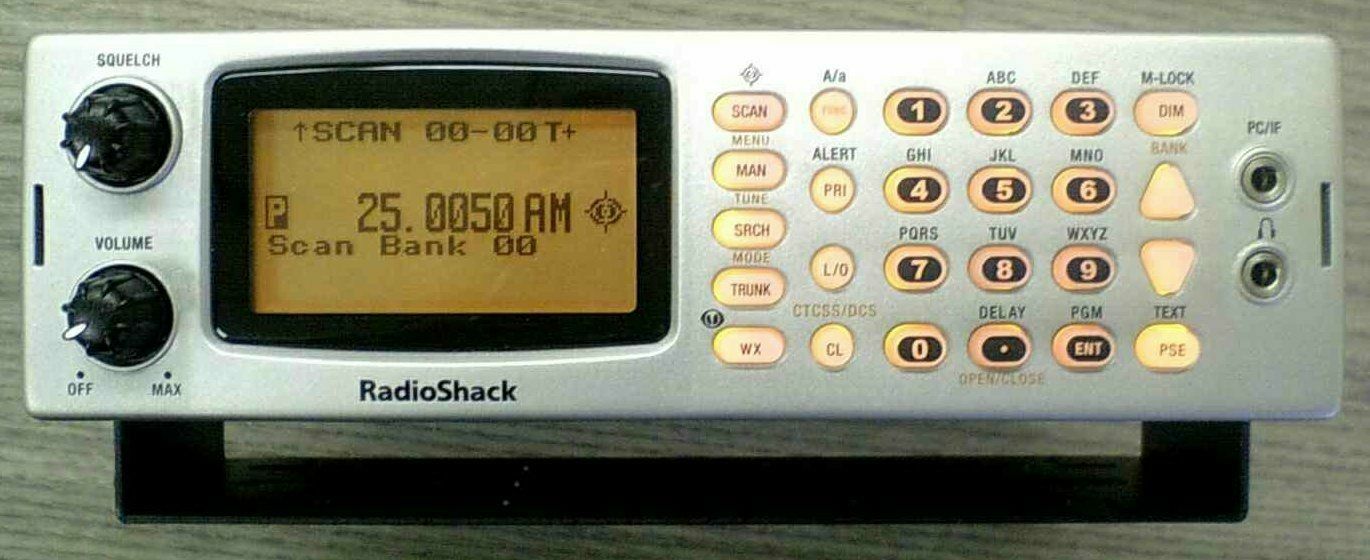 КВ/УКВ-сканер (приёмник) RadioShack / Realistic Pro-160. Характеристики. Краткий обзор.