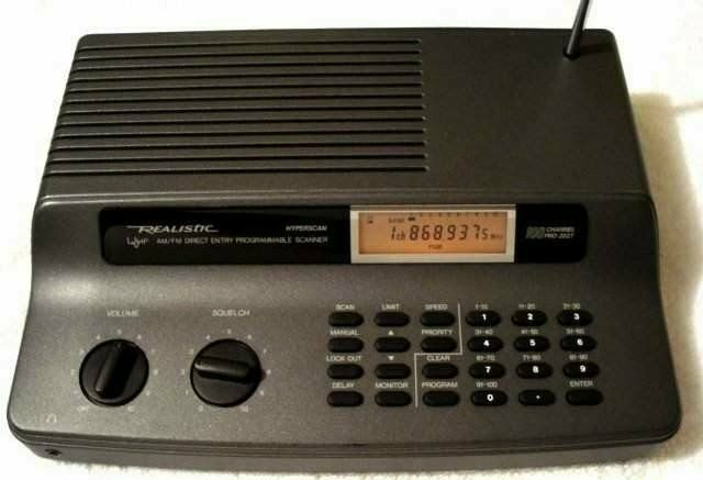 УКВ-сканер (приёмник) RadioShack / Realistic Pro-2027. Характеристики. Краткий обзор.