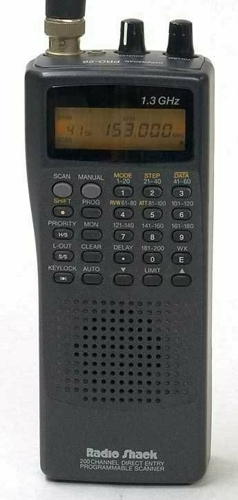 КВ/УКВ-сканер (приёмник) RadioShack / Realistic Pro-26 (newer). Характеристики. Краткий обзор.
