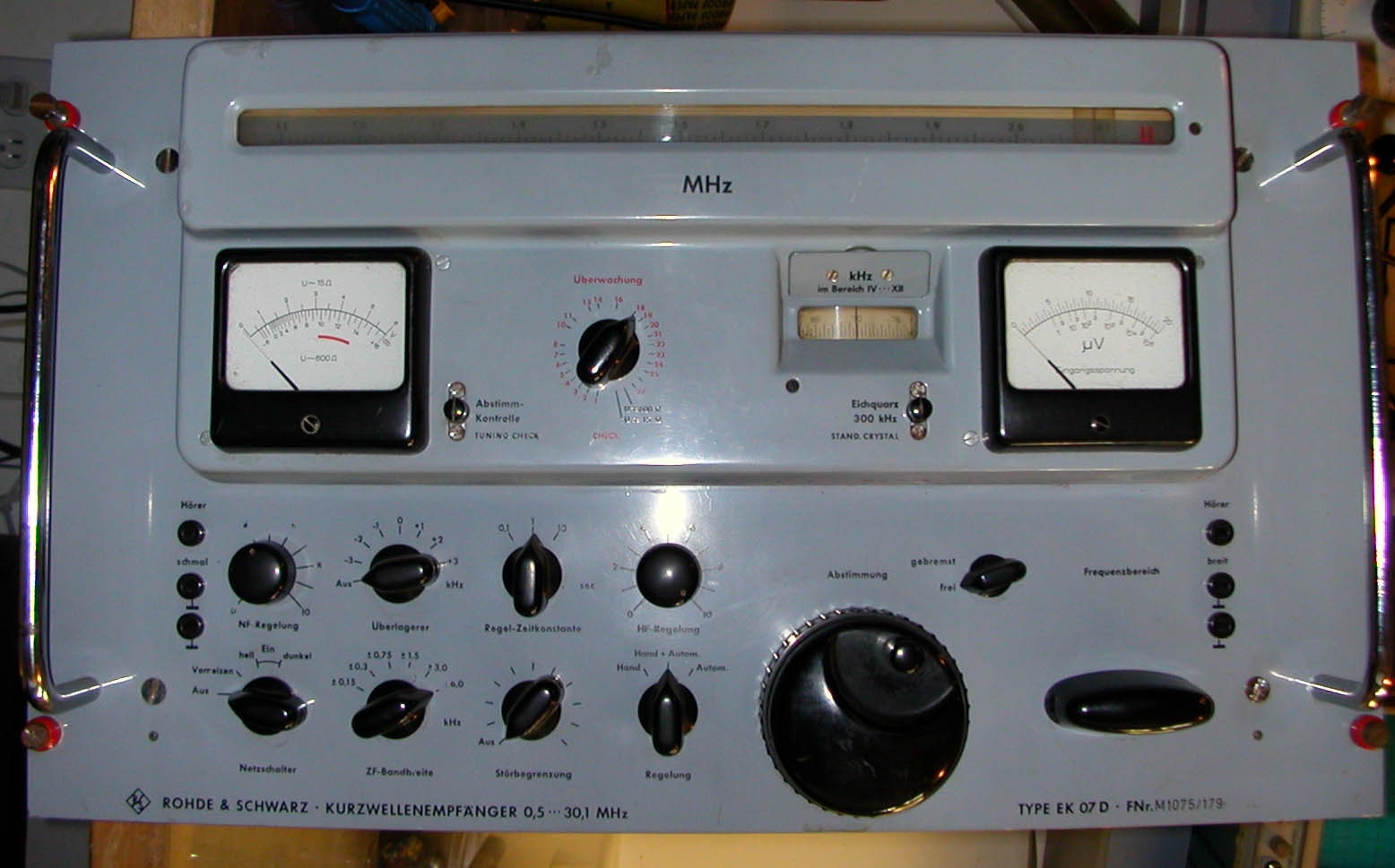 КВ-приёмник Rohde & Schwarz EK-07. Характеристики. Краткий обзор.