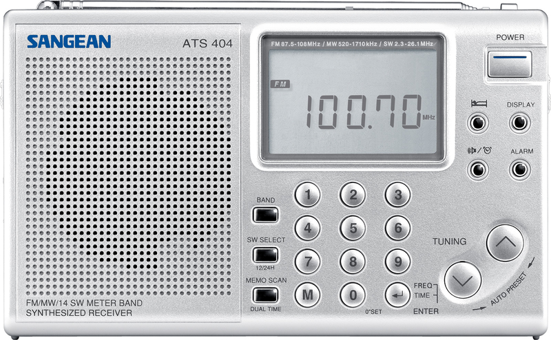 КВ/УКВ-приёмник Sangean ATS-404. Характеристики. Краткий обзор.