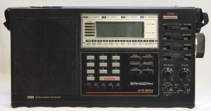 КВ/УКВ-приёмник Sangean ATS-803A. Характеристики. Краткий обзор.