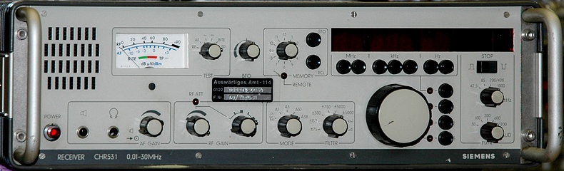 КВ-приёмник Siemens CHR531. Характеристики. Краткий обзор.