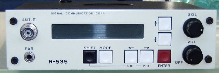 УКВ-сканер (приёмник) Signal Communications Corp. R-535 (version 1). Характеристики. Краткий обзор.