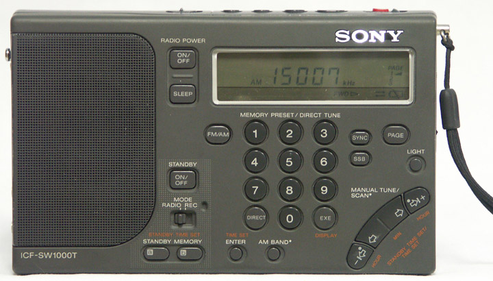 КВ/УКВ-приёмник Sony ICF-SW1000T. Характеристики. Краткий обзор.