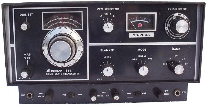 КВ-трансивер Swan (Cubic) SS-200A. Характеристики. Краткий обзор.