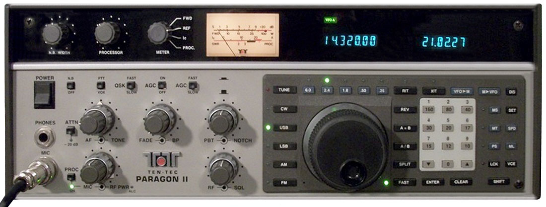 КВ-трансивер Ten-Tec Paragon II (586). Характеристики. Краткий обзор.