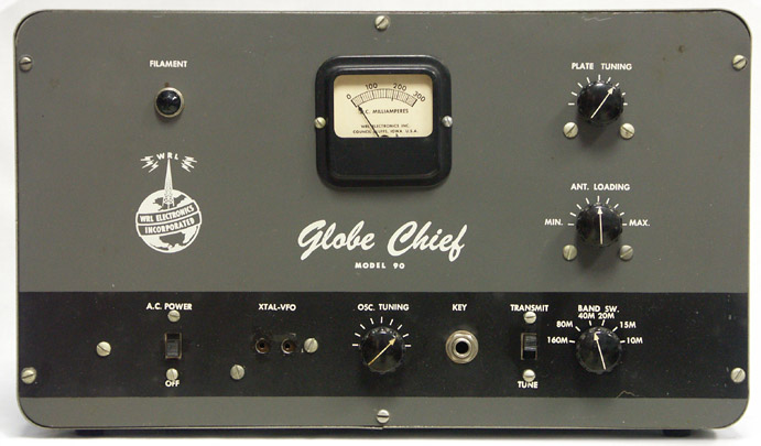 КВ-передатчик WRL / Globe Chief 90(A). Характеристики. Краткий обзор.