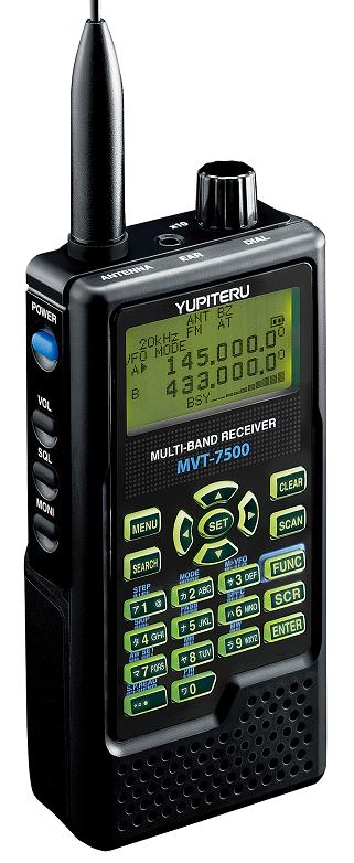 КВ/УКВ-сканер (приёмник) Yupiteru MVT-7500. Характеристики. Краткий обзор.